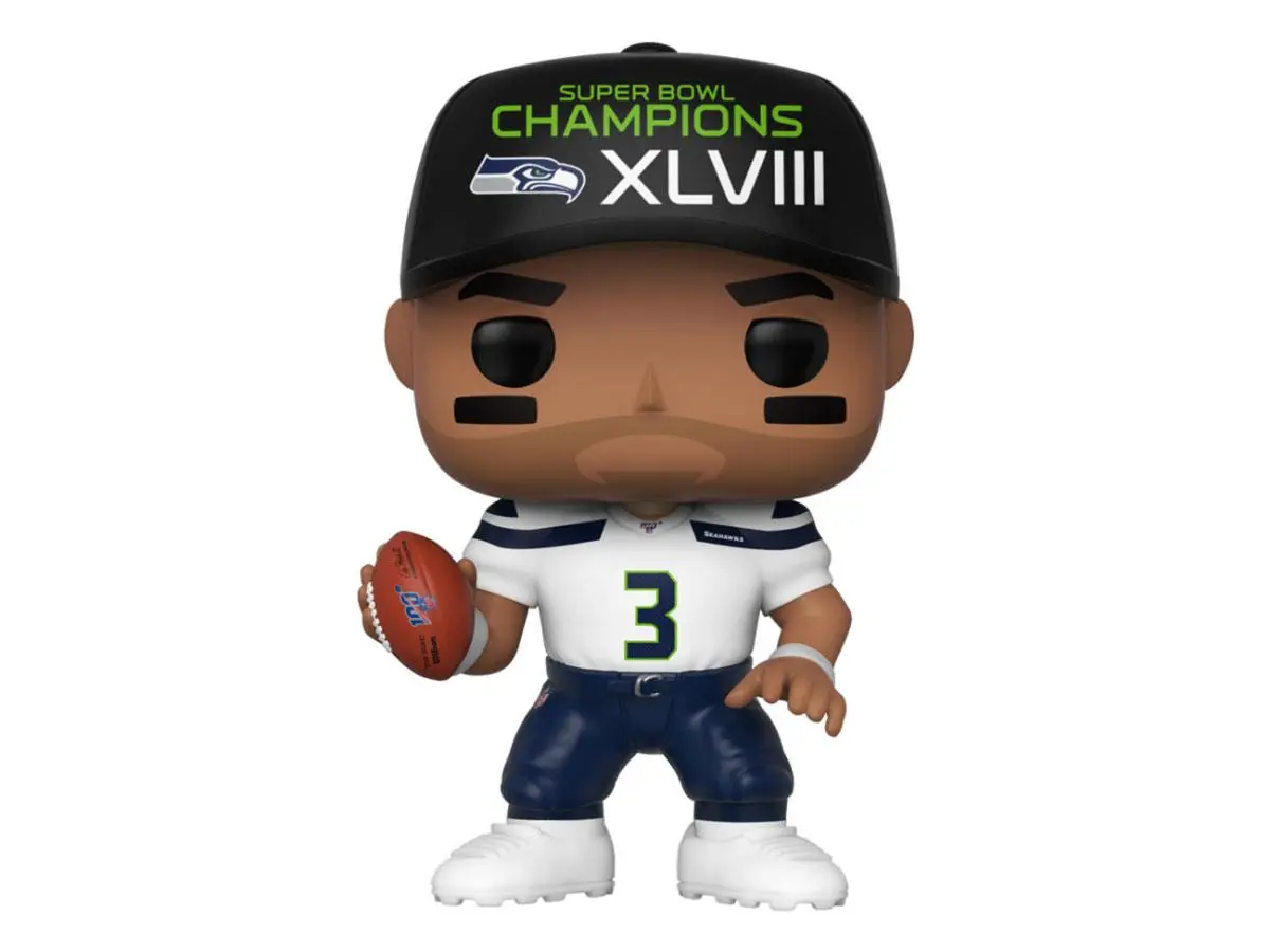 NFL POP! Sports Vinyl figura Russell Wilson (SB Champions XLVIII) 9 cm termékfotó