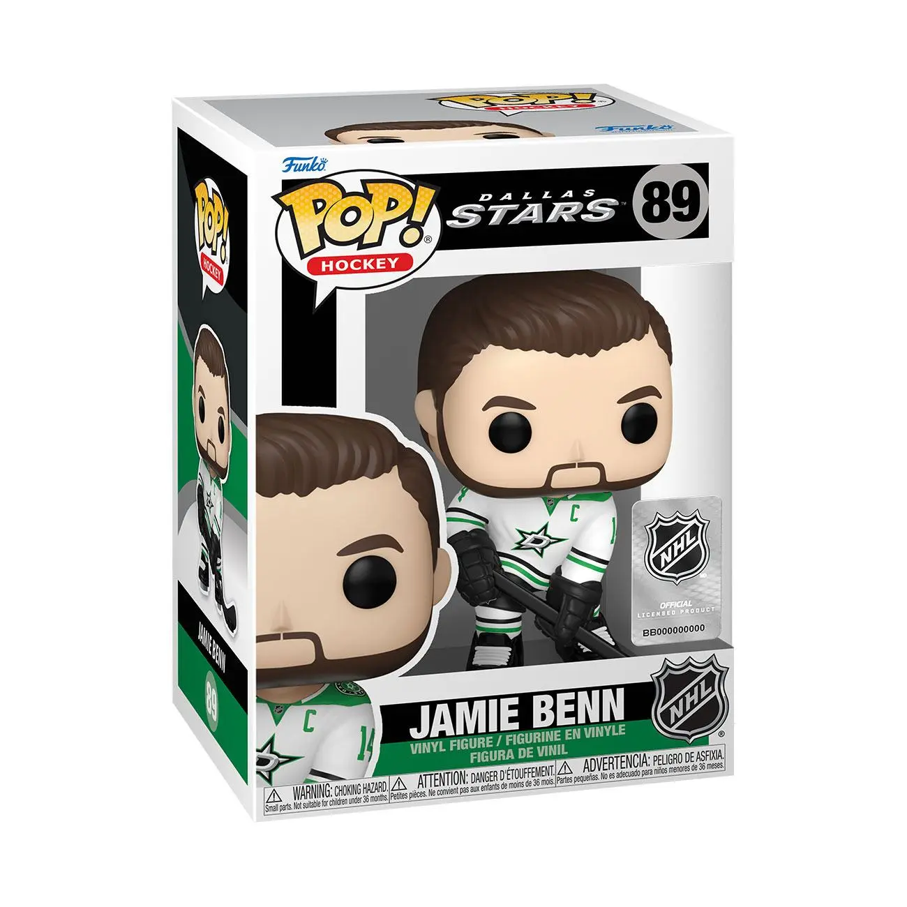 NHL: Dallas Stars Funko POP! Hockey Vinyl figura Jamie Benn (Road) 9 cm termékfotó