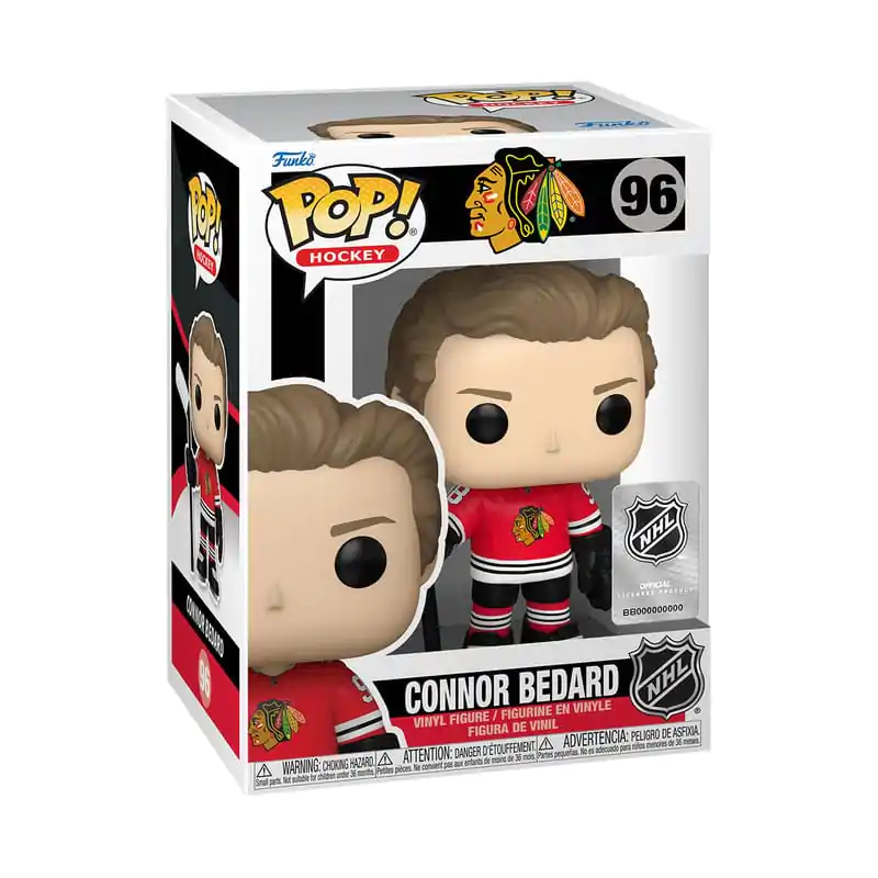 NHL Funko POP! Vinyl figura Blackhawks- Connor Bedard 9 cm termékfotó