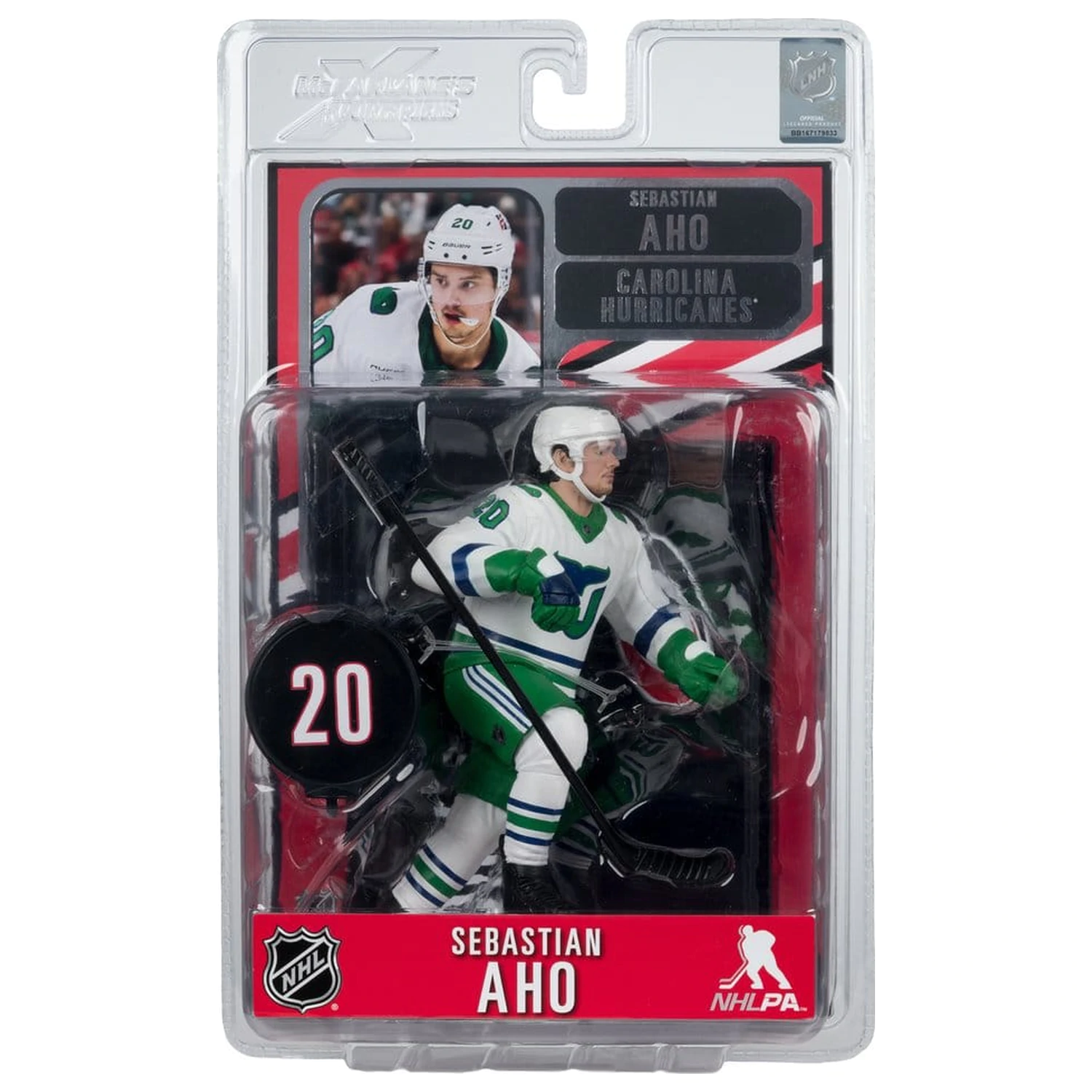 NHL McFarlane SportsPicks figura Sebastian Aho (Hartford Whalers Retro) 18 cm termékfotó