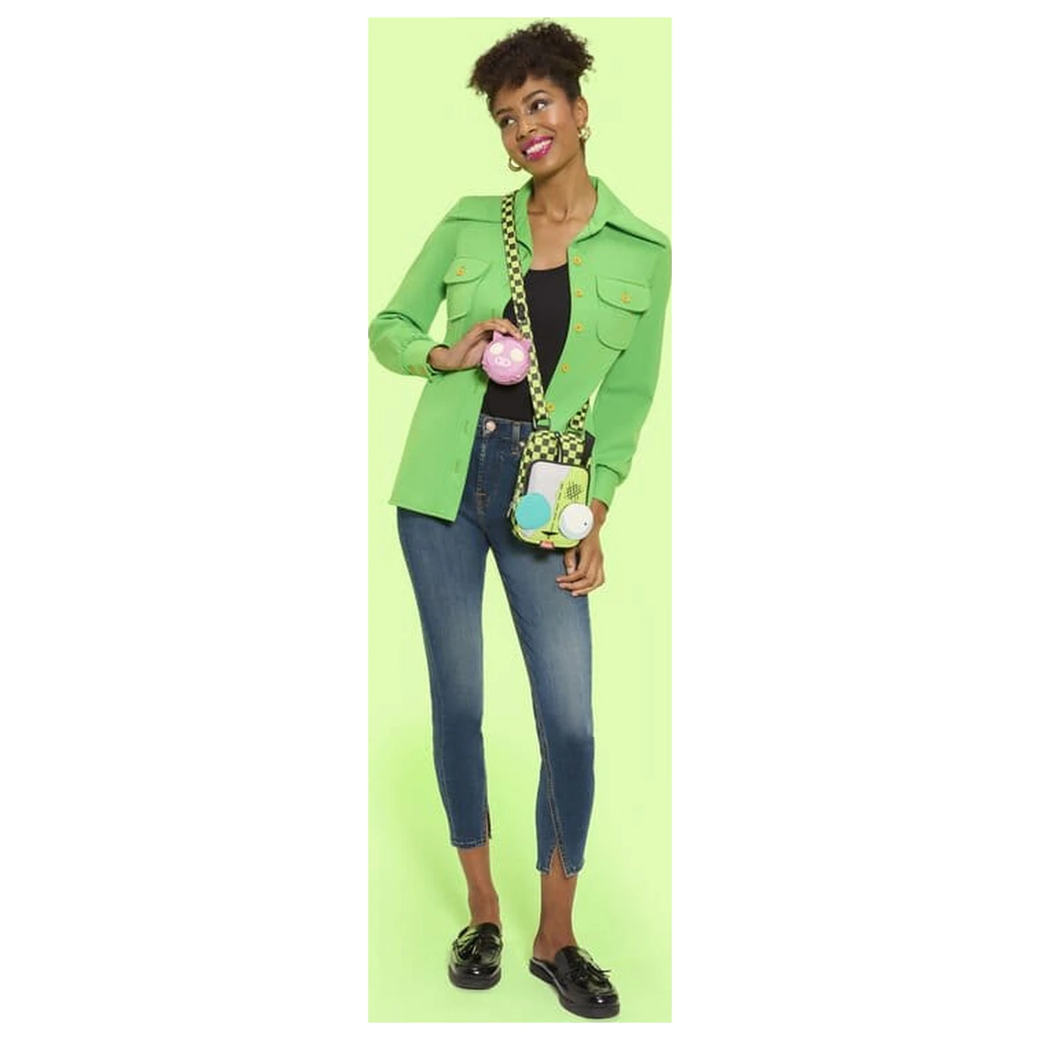 Nickelodeon Invader Zim Gir Cellphone keresztpántos táska  termékfotó