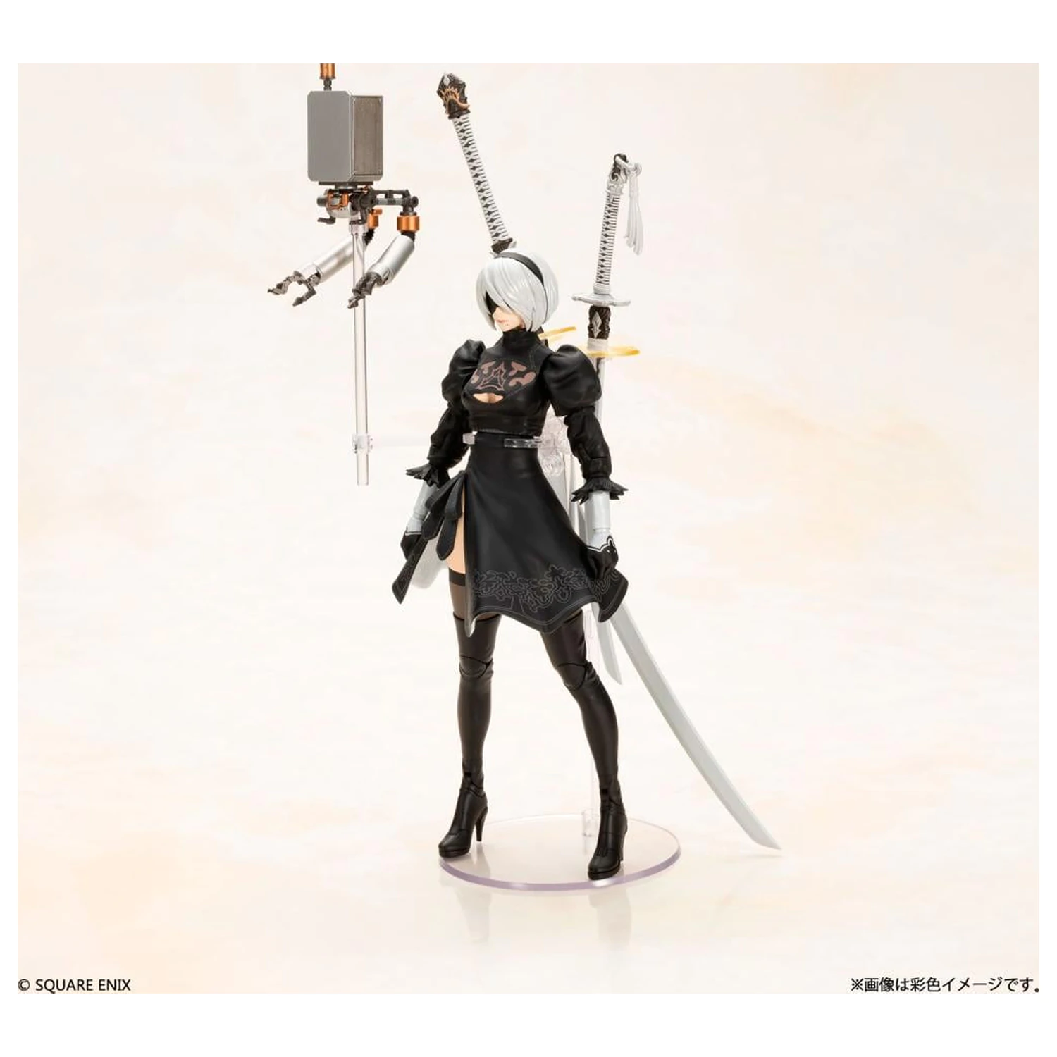 NieR:Automata 2B Műanyag modell készlet 15cm termékfotó