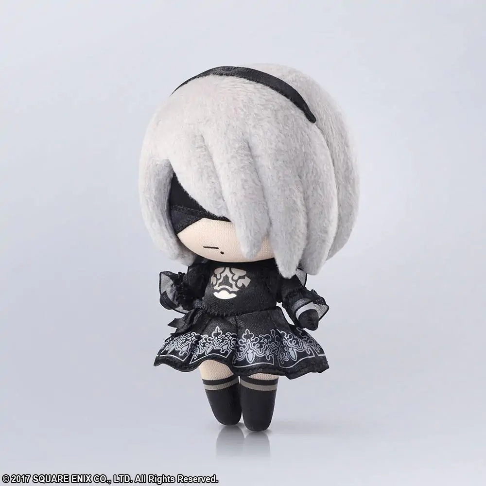 NieR Automata 2B (YoRHa No.2 Type B) plüss figura 14 cm termékfotó