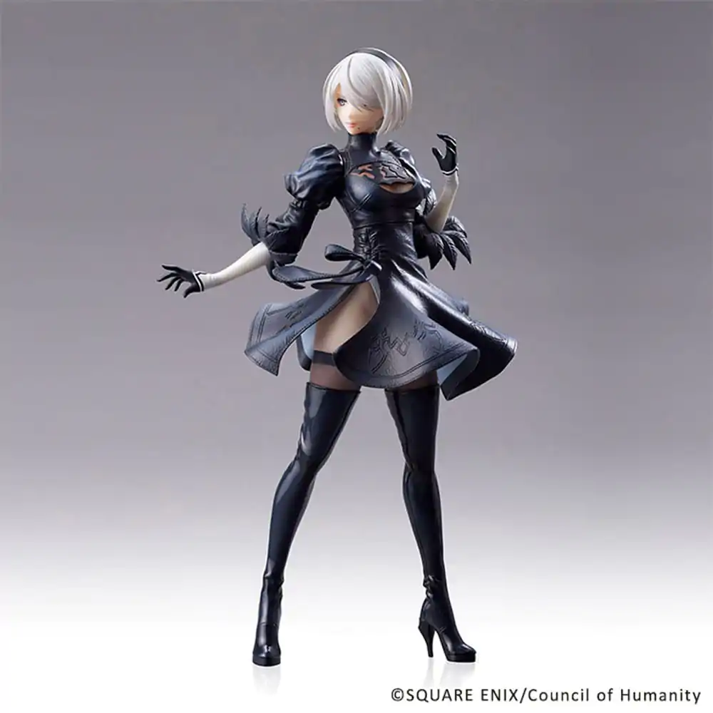 NieR:Automata 2B (YoRHa No.2 Type B) Ver. 1.1a Goggles Ver. PVC szobor figura 30 cm termékfotó