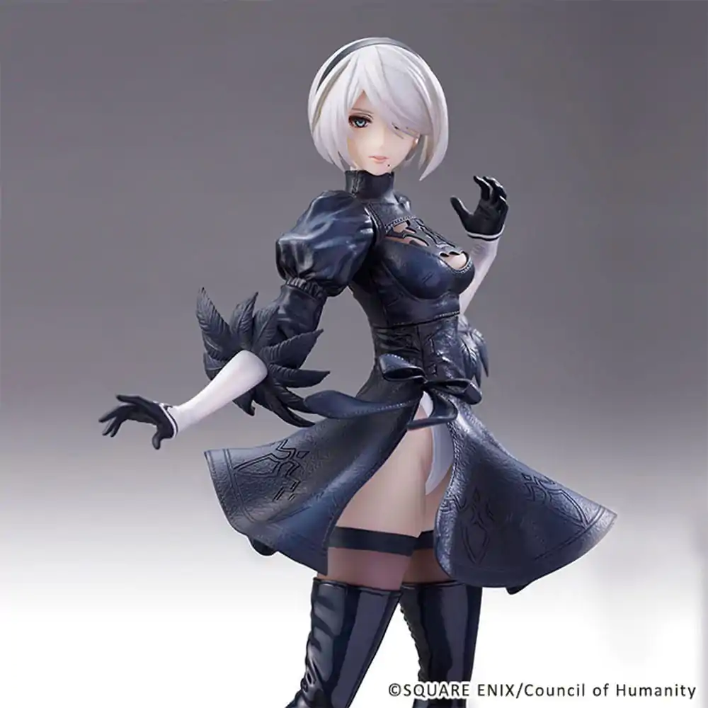 NieR:Automata 2B (YoRHa No.2 Type B) Ver. 1.1a Goggles Ver. PVC szobor figura 30 cm termékfotó