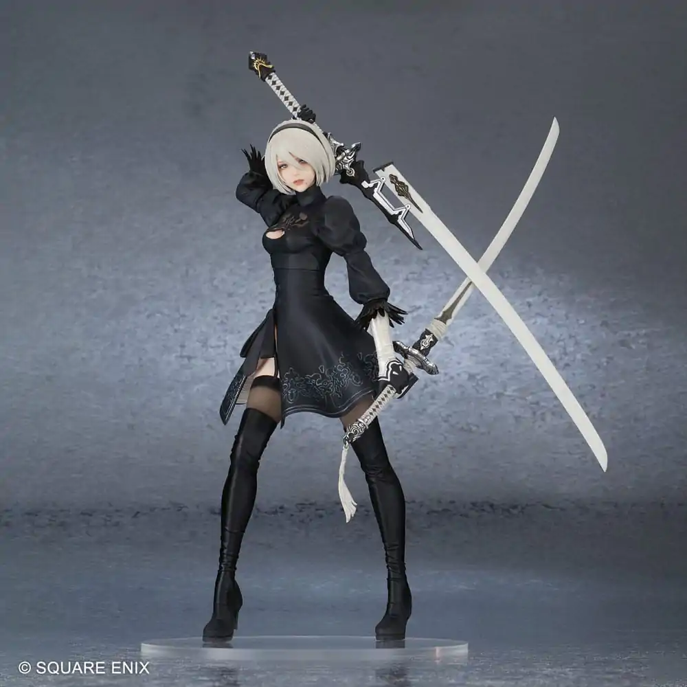 NieR:Automata 2B (YoRHa No. 2 Type B) Ver. 2.0 PVC szobor figura 29 cm termékfotó