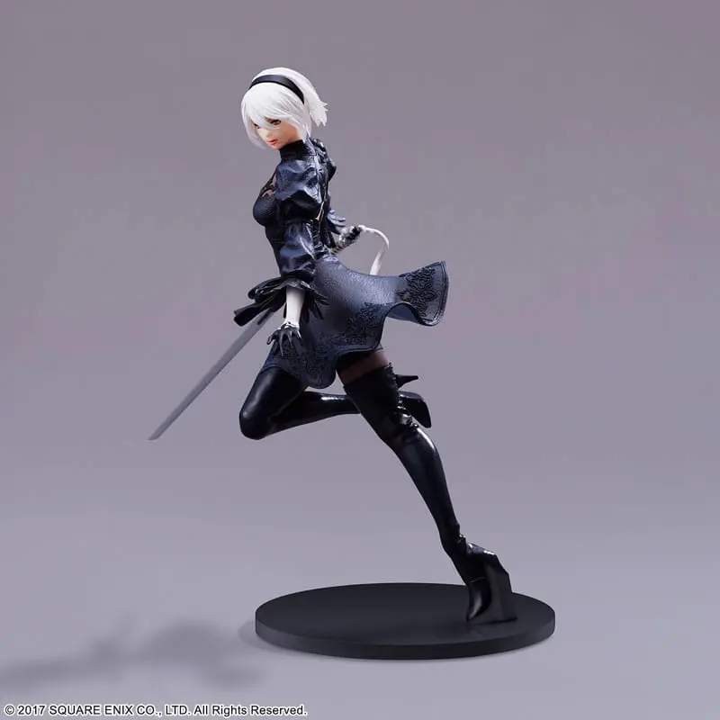 NieR:Automata FORM-ISM YoRHa Android 2B (YoRHa No.2 Type B) No Goggles Ver. PVC szobor figura 18 cm termékfotó