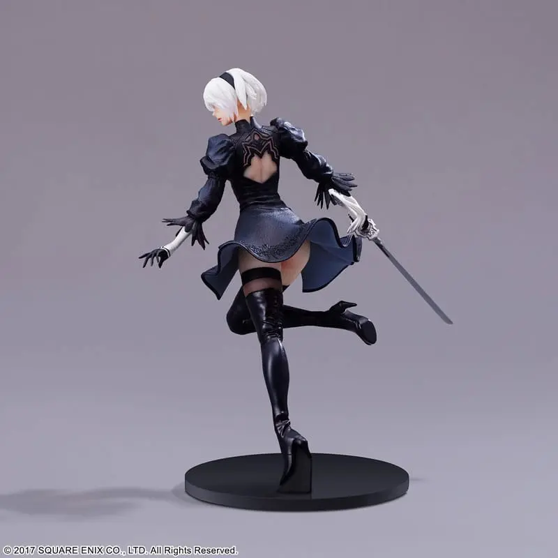 NieR:Automata FORM-ISM YoRHa Android 2B (YoRHa No.2 Type B) No Goggles Ver. PVC szobor figura 18 cm termékfotó