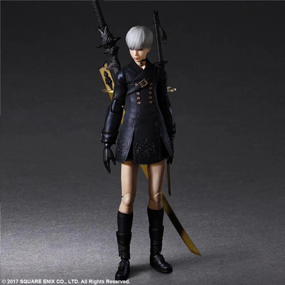 NieR Automata Play Arts Kai YoRHa No. 9 Type S Deluxe Ver. akciófigura 24 cm termékfotó