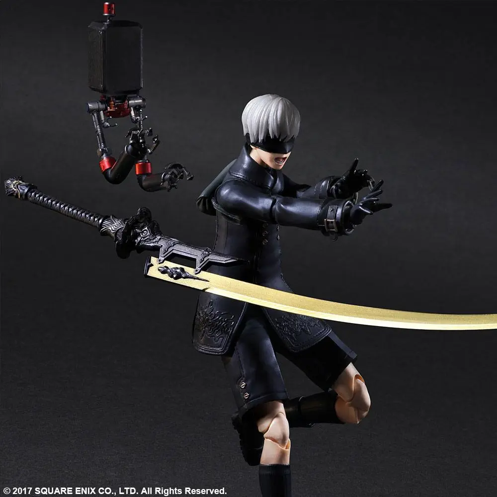 NieR Automata Play Arts Kai YoRHa No. 9 Type S Deluxe Ver. akciófigura 24 cm termékfotó