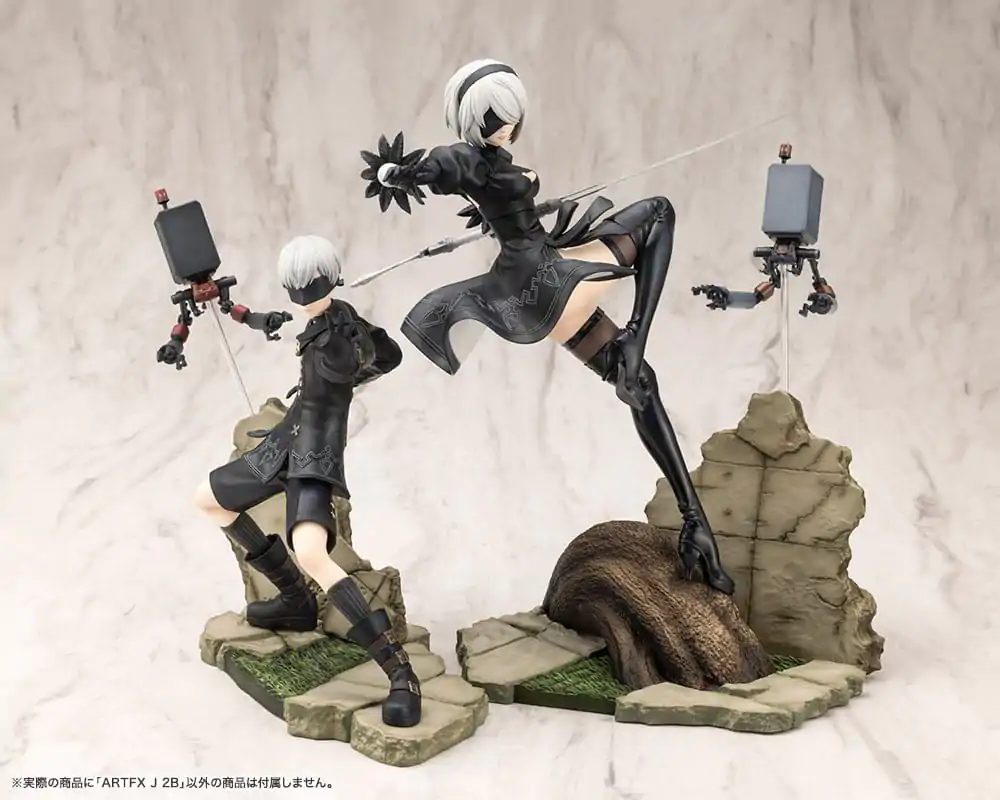 Nier:Automata Ver. 1.1a ARTFX J 1/8 2B szobor figura 24 cm termékfotó