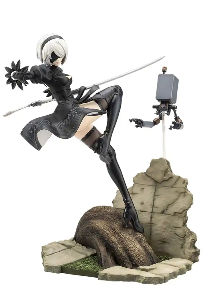 Nier:Automata Ver. 1.1a ARTFX J 1/8 2B szobor figura 24 cm termékfotó