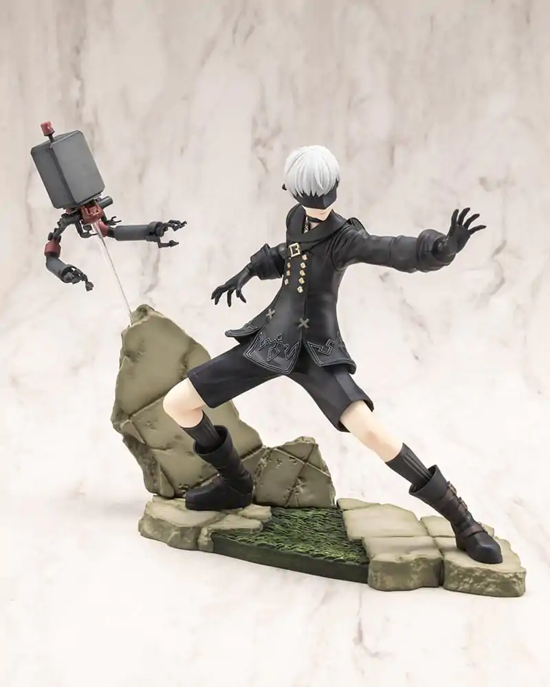 Nier:Automata Ver. 1.1a ARTFX J 1/8 9S szobor figura 18 cm termékfotó