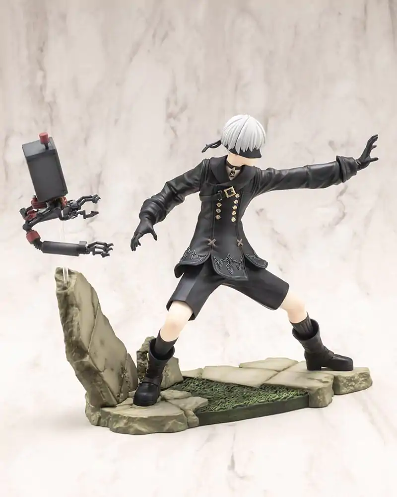 Nier:Automata Ver. 1.1a ARTFX J 1/8 9S szobor figura 18 cm termékfotó