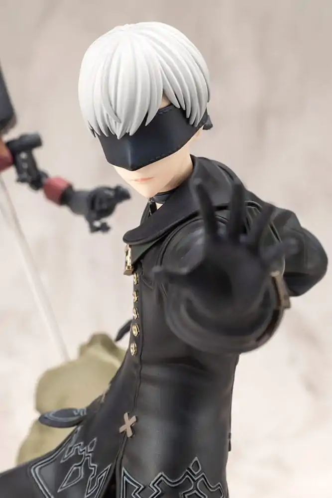 Nier:Automata Ver. 1.1a ARTFX J 1/8 9S szobor figura 18 cm termékfotó