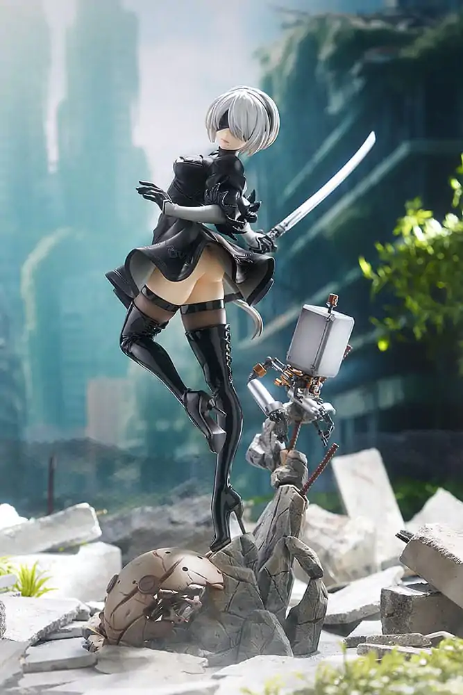 NieR:Automata Ver1.1a 1/7 2B PVC szobor figura 28 cm termékfotó