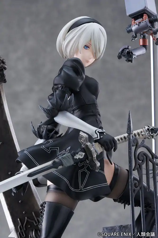 NieR:Automata Ver1.1a 1/7 YoRHa No. 2 Type B Search PVC szobor figura 31 cm termékfotó