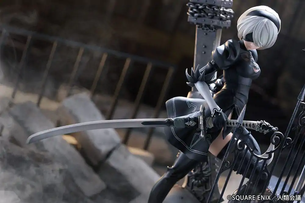 NieR:Automata Ver1.1a 1/7 YoRHa No. 2 Type B Search PVC szobor figura 31 cm termékfotó