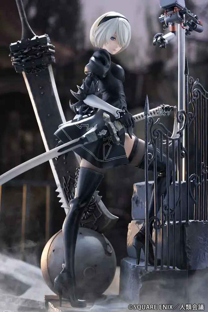 NieR:Automata Ver1.1a 1/7 YoRHa No. 2 Type B Search PVC szobor figura 31 cm termékfotó