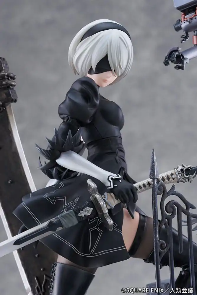 NieR:Automata Ver1.1a 1/7 YoRHa No. 2 Type B Search PVC szobor figura 31 cm termékfotó