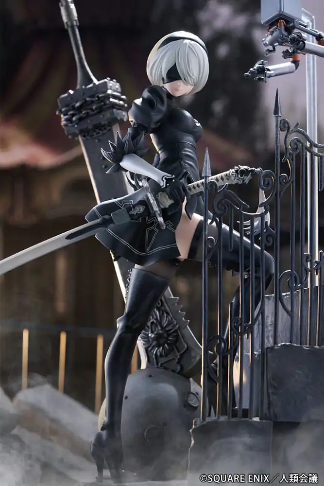 NieR:Automata Ver1.1a 1/7 YoRHa No. 2 Type B Search PVC szobor figura 31 cm termékfotó