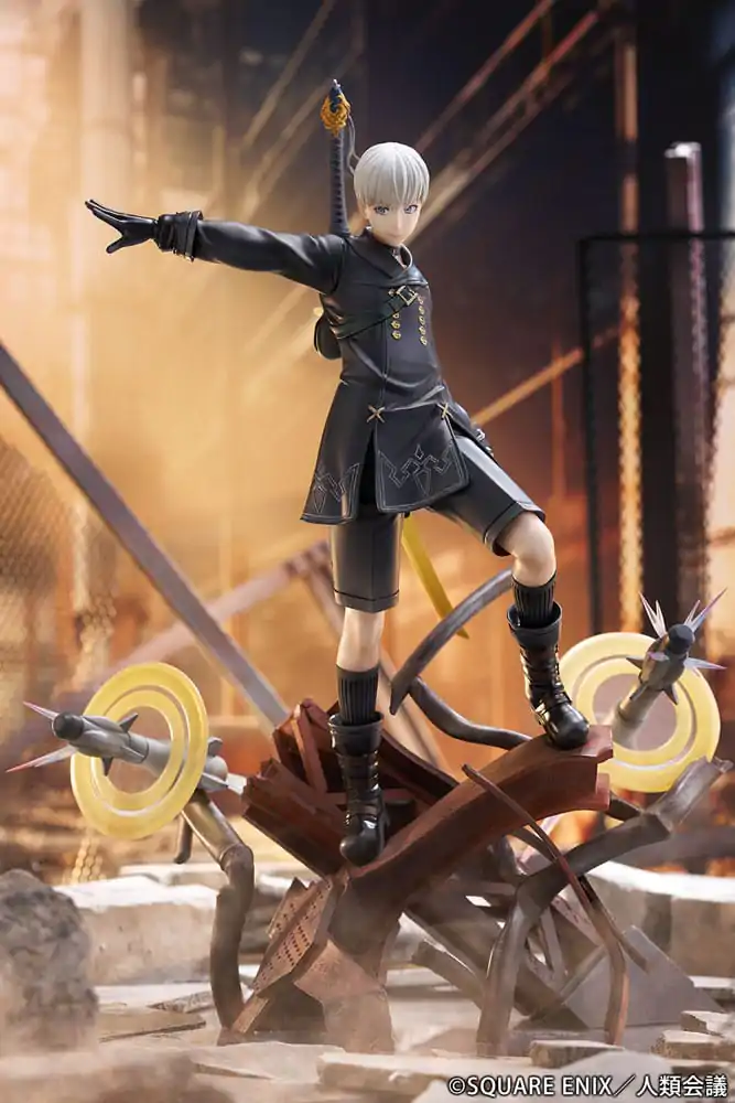 NieR:Automata Ver1.1a 1/7 YoRHa No. 9 Type S Covering Fire PVC szobor figura 31 cm termékfotó