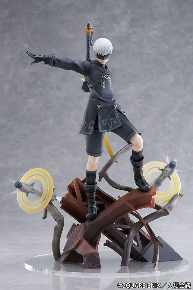 NieR:Automata Ver1.1a 1/7 YoRHa No. 9 Type S Covering Fire PVC szobor figura 31 cm termékfotó