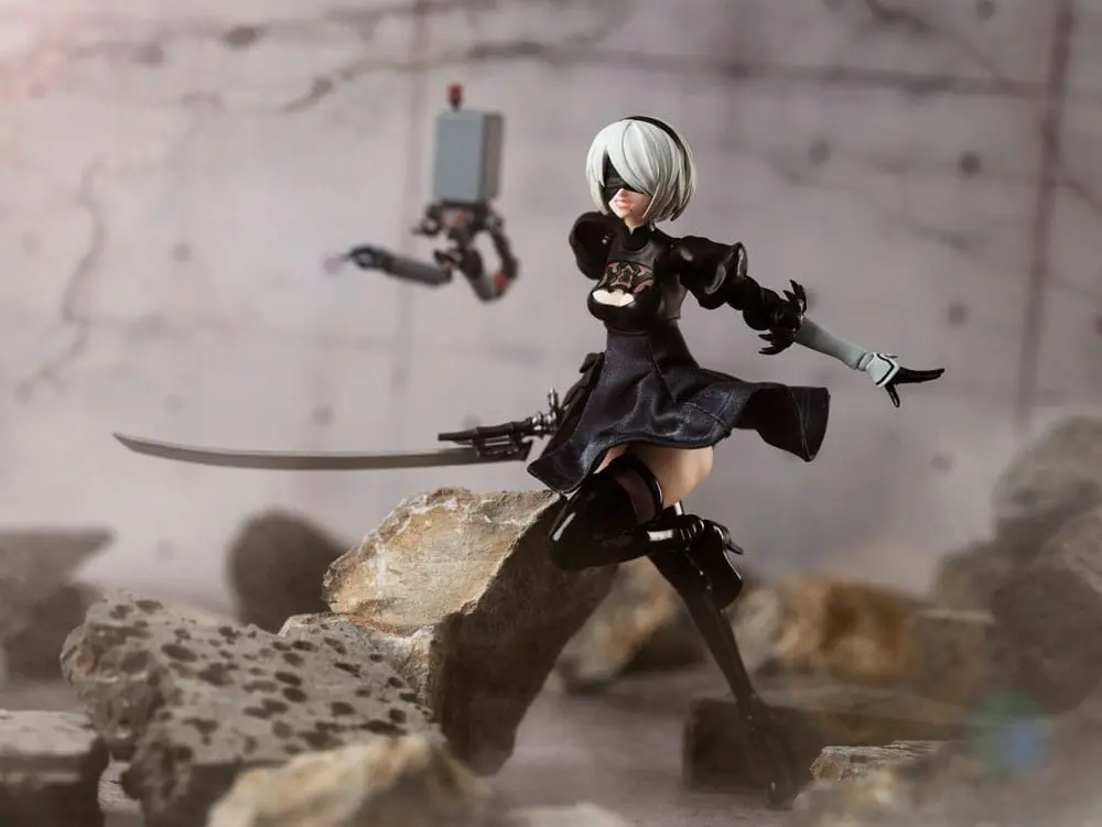 NieR: Automata Ver1.1a BUZZmod 1/12 2B akciófigura 14 cm termékfotó