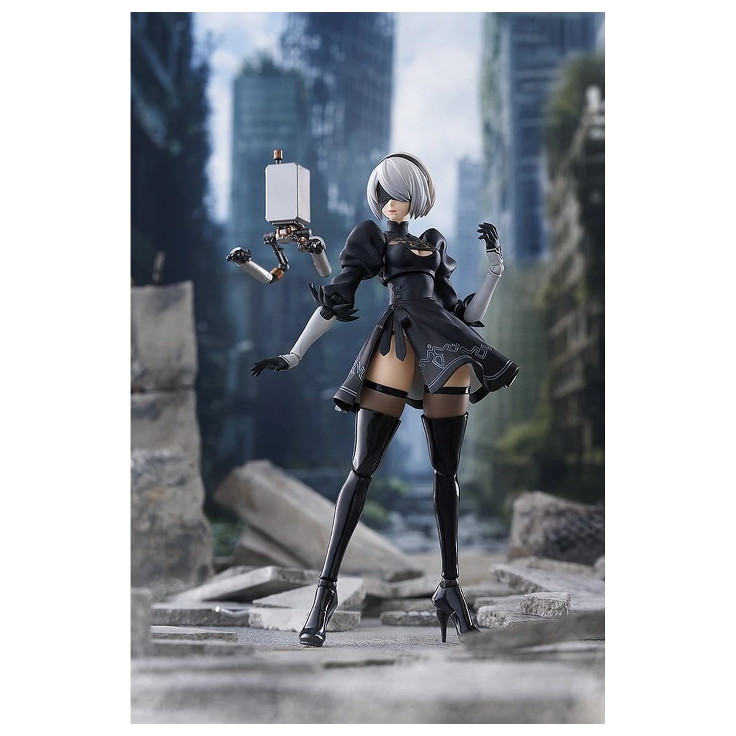 NieR:Automata Ver1.1a Figma akciófigura 2B (YoRHa No.2 Type B) 16 cm termékfotó