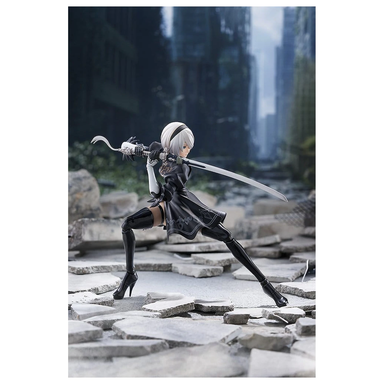 NieR:Automata Ver1.1a Figma akciófigura 2B (YoRHa No.2 Type B) 16 cm termékfotó