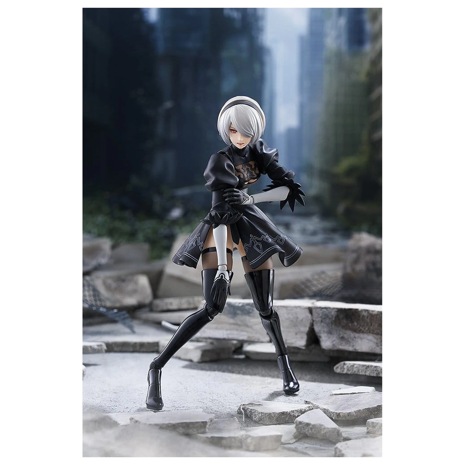 NieR:Automata Ver1.1a Figma akciófigura 2B (YoRHa No.2 Type B) 16 cm termékfotó