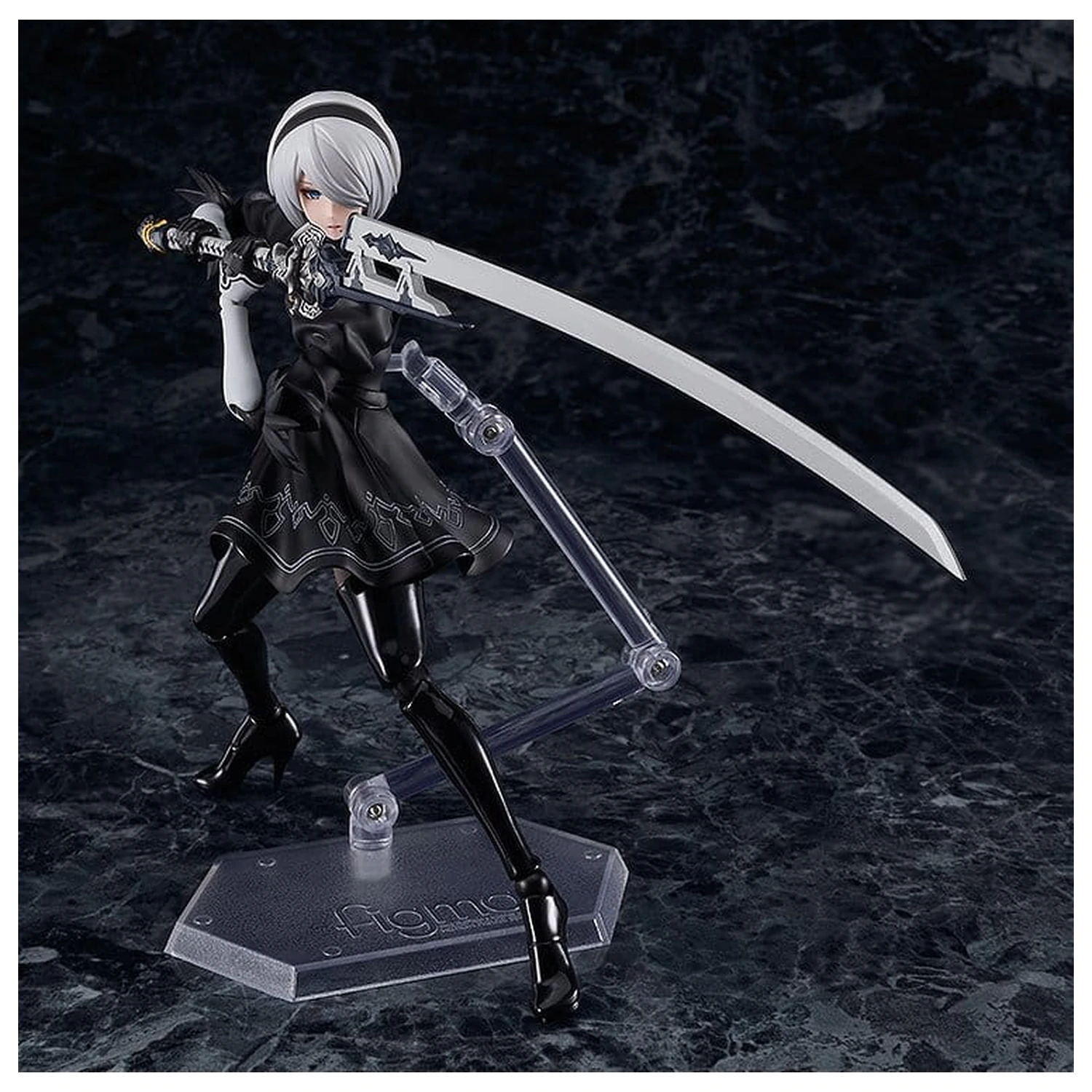 NieR:Automata Ver1.1a Figma akciófigura 2B (YoRHa No.2 Type B) 16 cm termékfotó