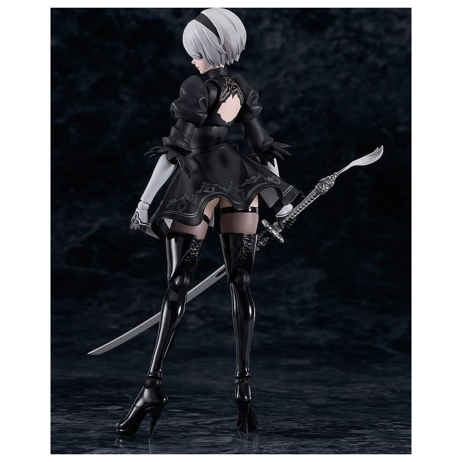 NieR:Automata Ver1.1a Figma akciófigura 2B (YoRHa No.2 Type B) 16 cm termékfotó