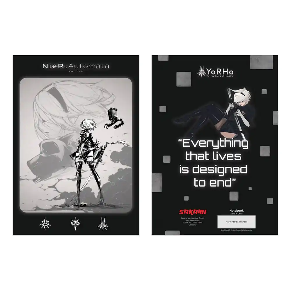 NieR: Automata Ver1.1a jegyzetfüzet  termékfotó