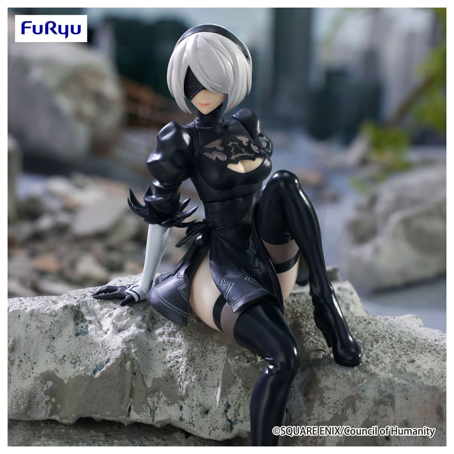 NieR:Automata Ver1.1a Noodle Stopper YoRHa No.2 Type B PVC szobor figura 13 cm termékfotó