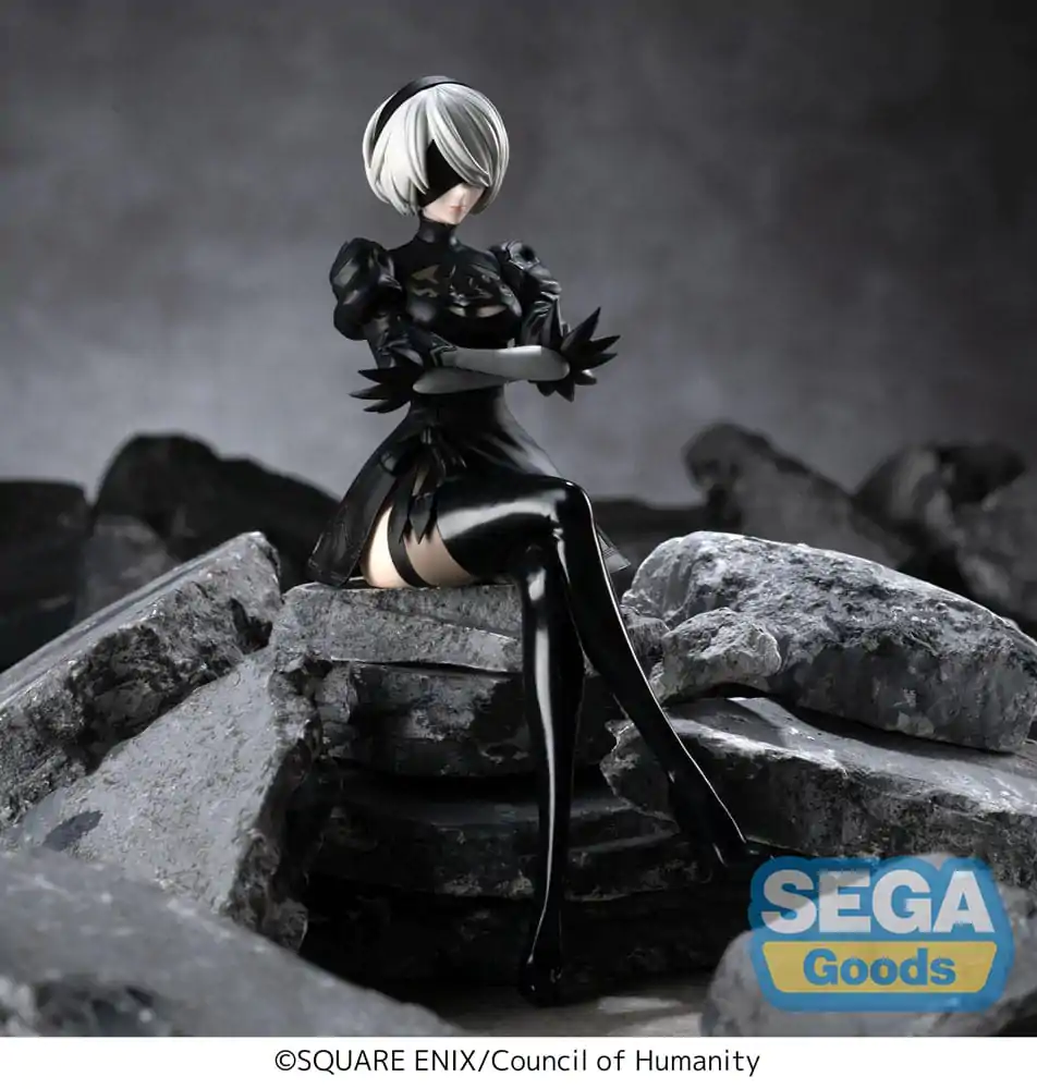 NieR:Automata Ver1.1a PM Perching 2B PVC szobor figura 13 cm termékfotó