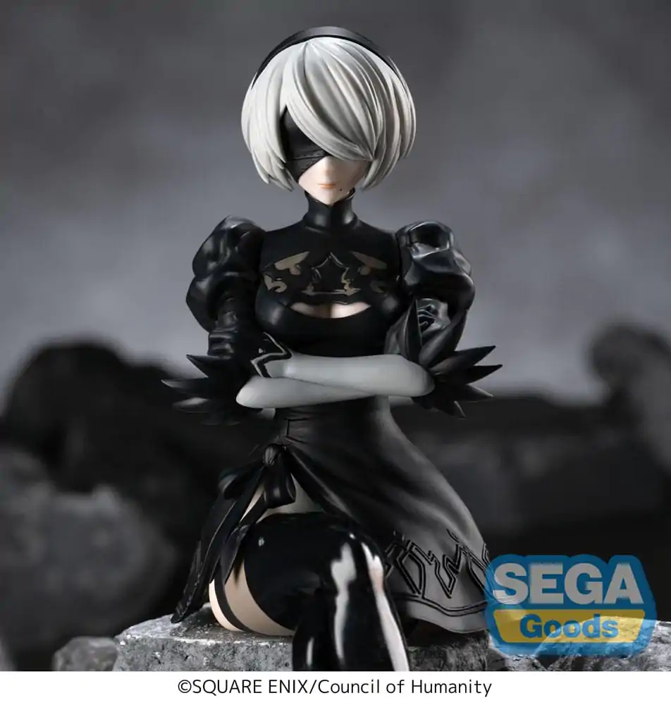 NieR:Automata Ver1.1a PM Perching 2B PVC szobor figura 13 cm termékfotó