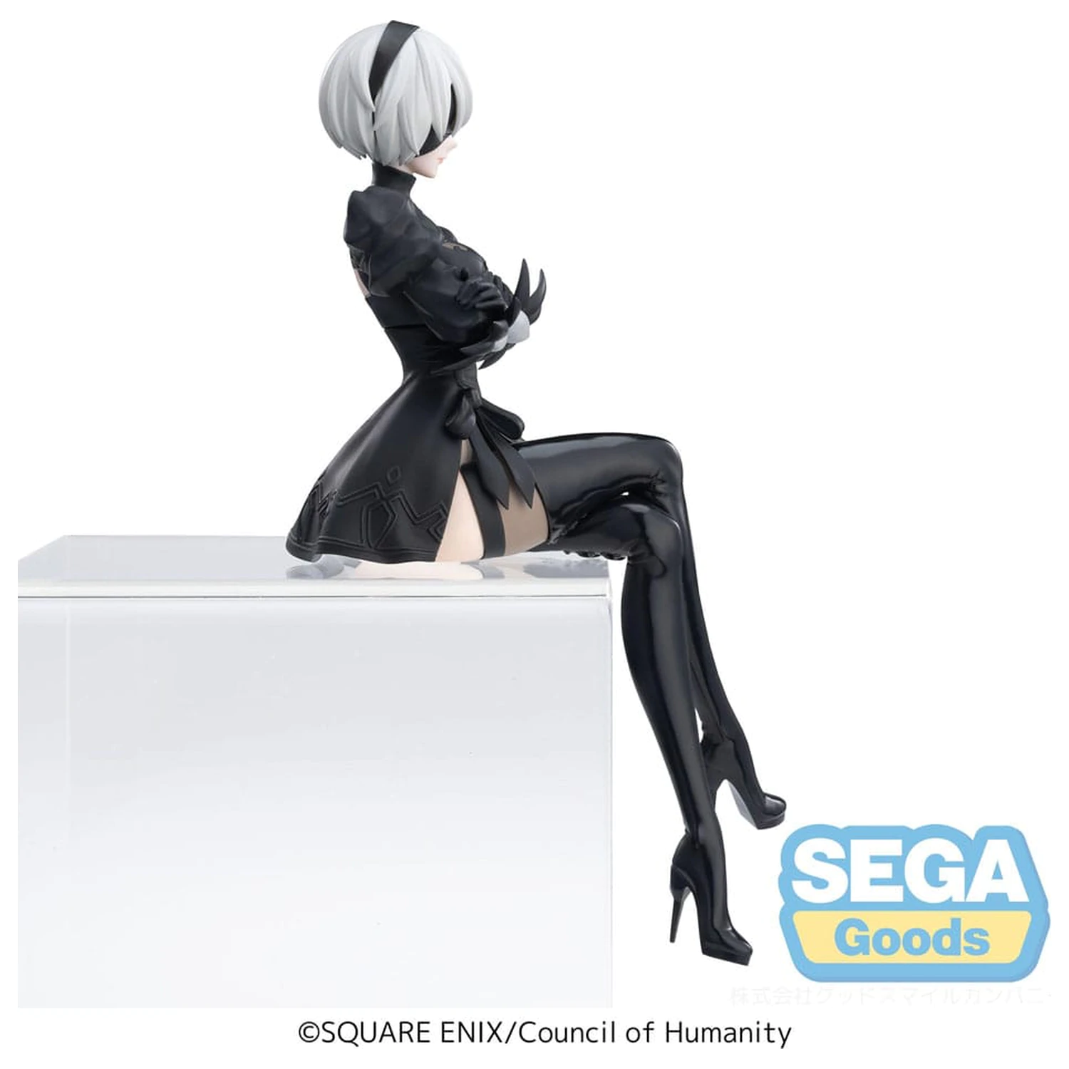 NieR:Automata Ver1.1a PM Perching 2B PVC szobor figura 13 cm termékfotó