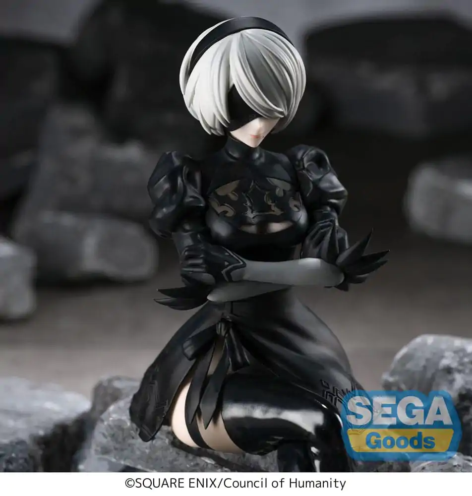 NieR:Automata Ver1.1a PM Perching 2B PVC szobor figura 13 cm termékfotó