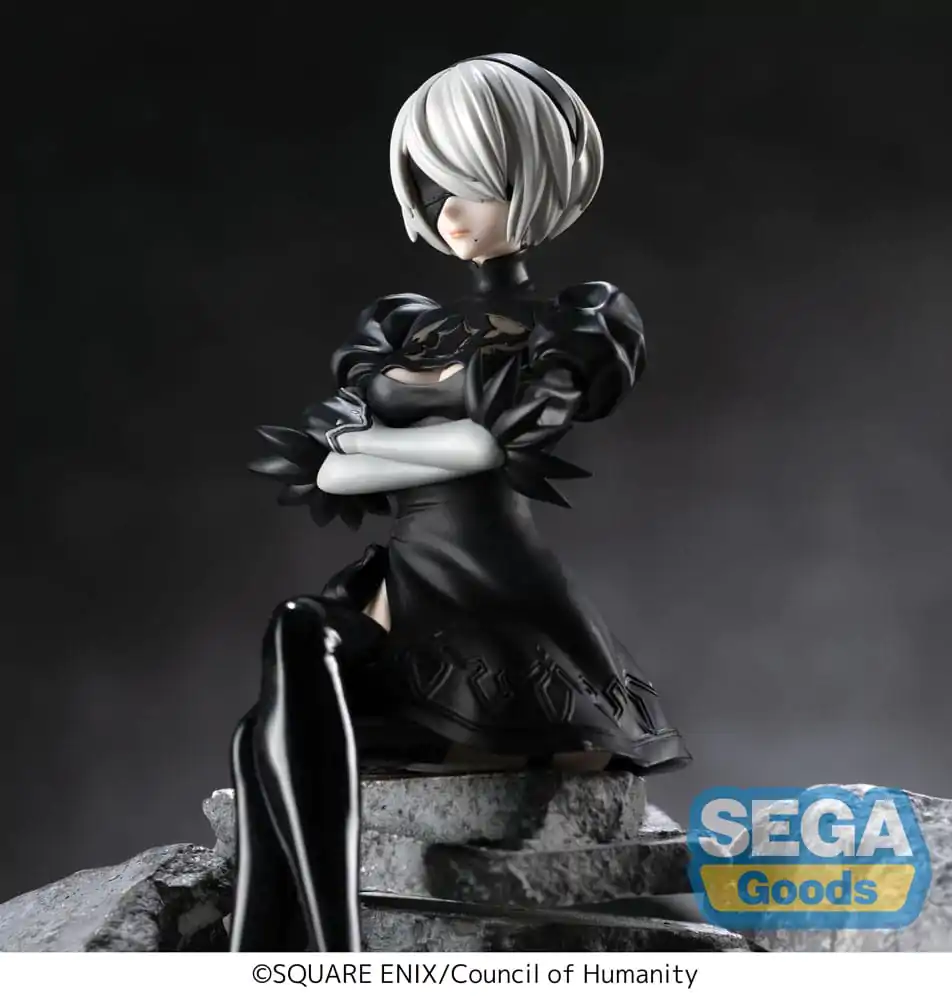 NieR:Automata Ver1.1a PM Perching 2B PVC szobor figura 13 cm termékfotó