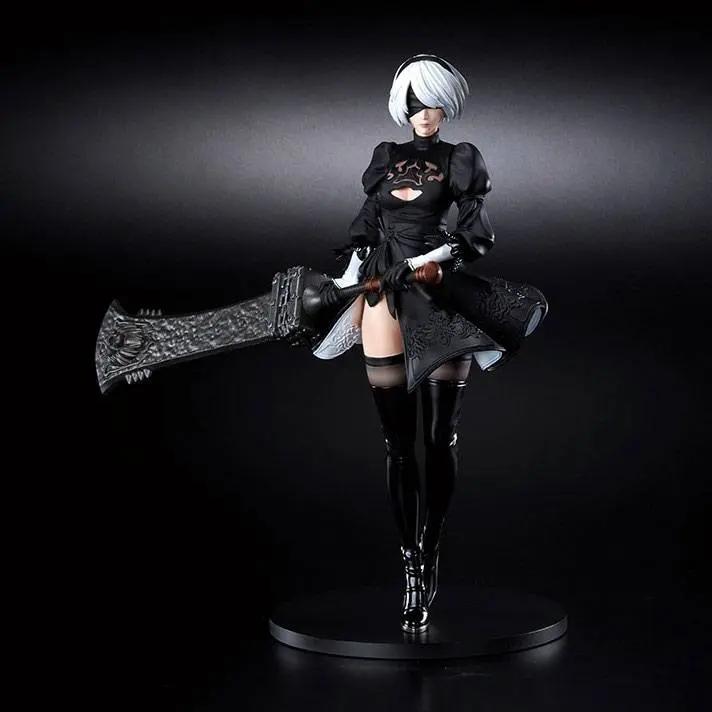 NieR:Automata YoRHa Android 2B (YoRHa No.2 Type B) PVC szobor figura 18 cm termékfotó