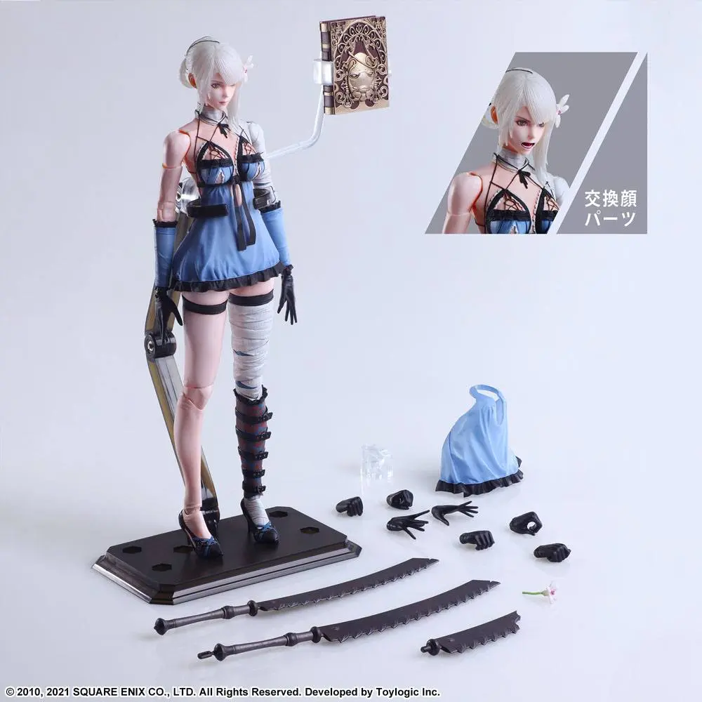 Nier Replicant ver.1.22474487139... Play Arts Kai Kainé akciófigura 26 cm termékfotó