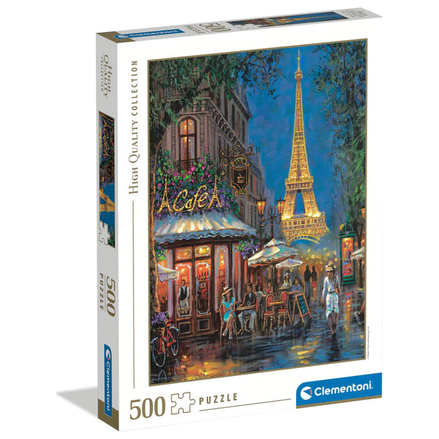 Night at the Eiffel Cafe puzzle 500db-os termékfotó