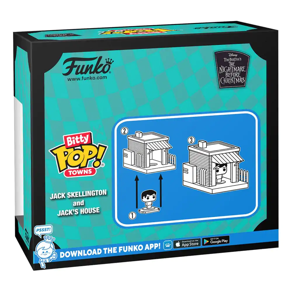 Nightmare before Christmas Bitty Funko POP! Town Vinyl figura Jack at Home termékfotó