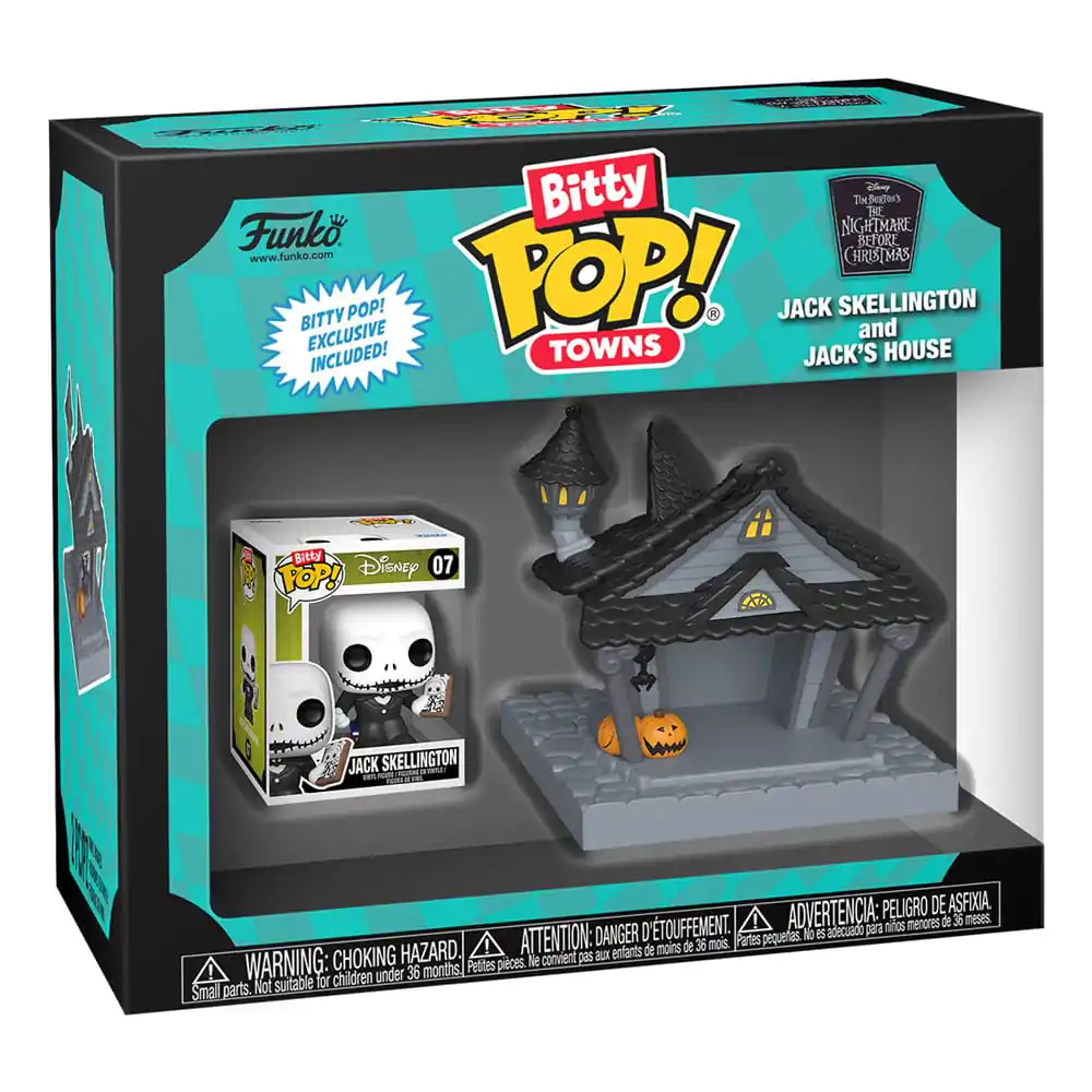 Nightmare before Christmas Bitty Funko POP! Town Vinyl figura Jack at Home termékfotó