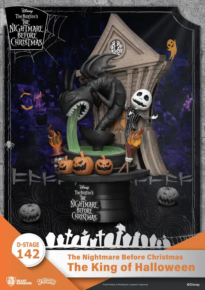 Nightmare before Christmas D-Stage The King of Halloween PVC Diorama szobor figura 15 cm termékfotó