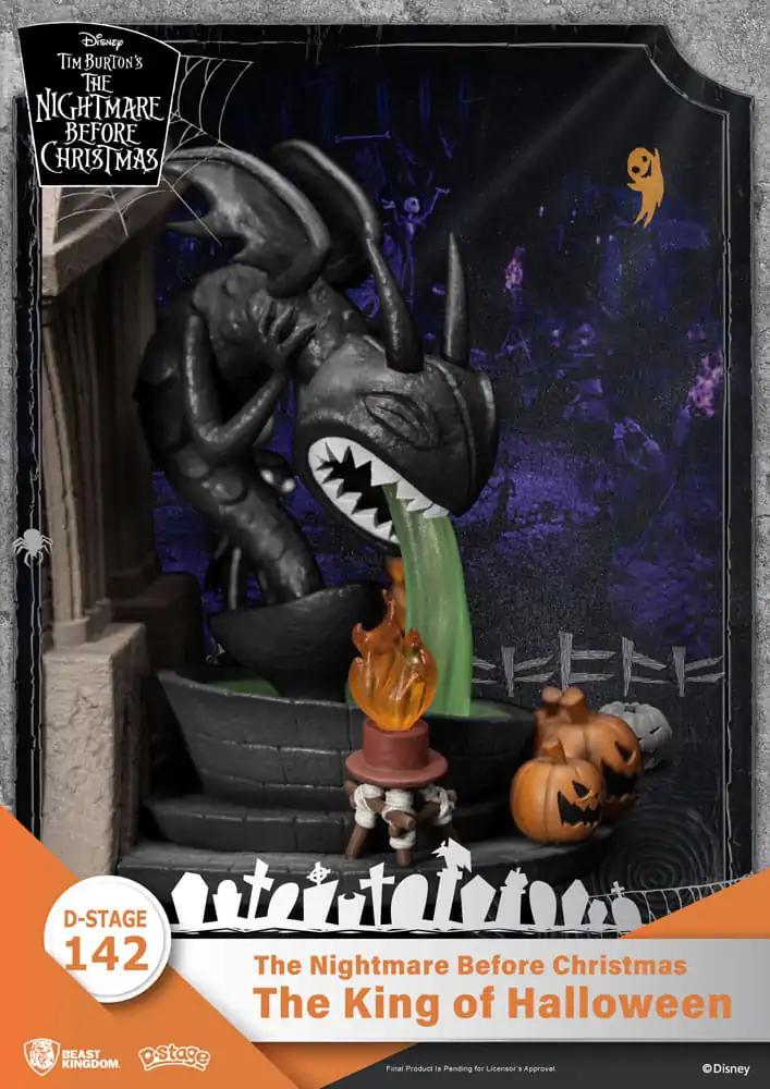 Nightmare before Christmas D-Stage The King of Halloween PVC Diorama szobor figura 15 cm termékfotó