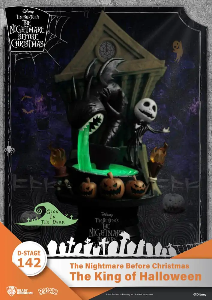 Nightmare before Christmas D-Stage The King of Halloween PVC Diorama szobor figura 15 cm termékfotó