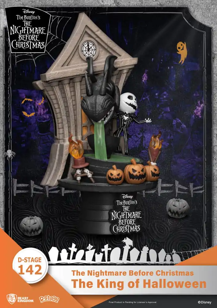 Nightmare before Christmas D-Stage The King of Halloween PVC Diorama szobor figura 15 cm termékfotó