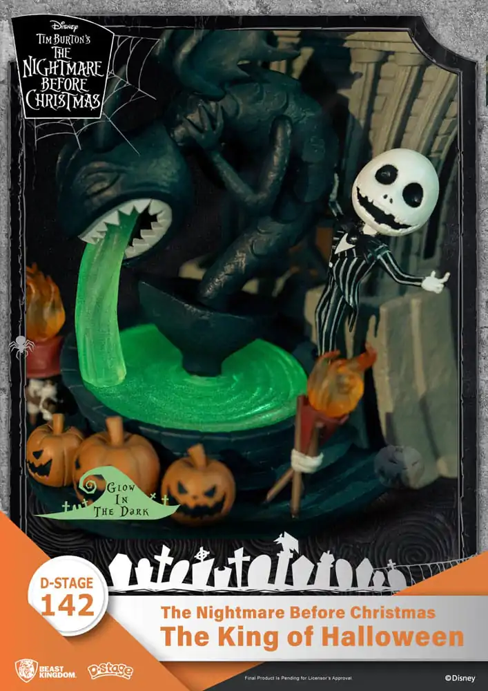 Nightmare before Christmas D-Stage The King of Halloween PVC Diorama szobor figura 15 cm termékfotó